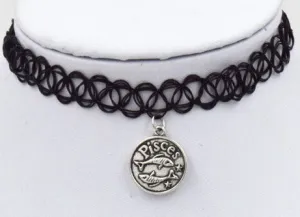 NEW - Zodiac Astrological Pendant Choker Necklaces - Choose your sign!