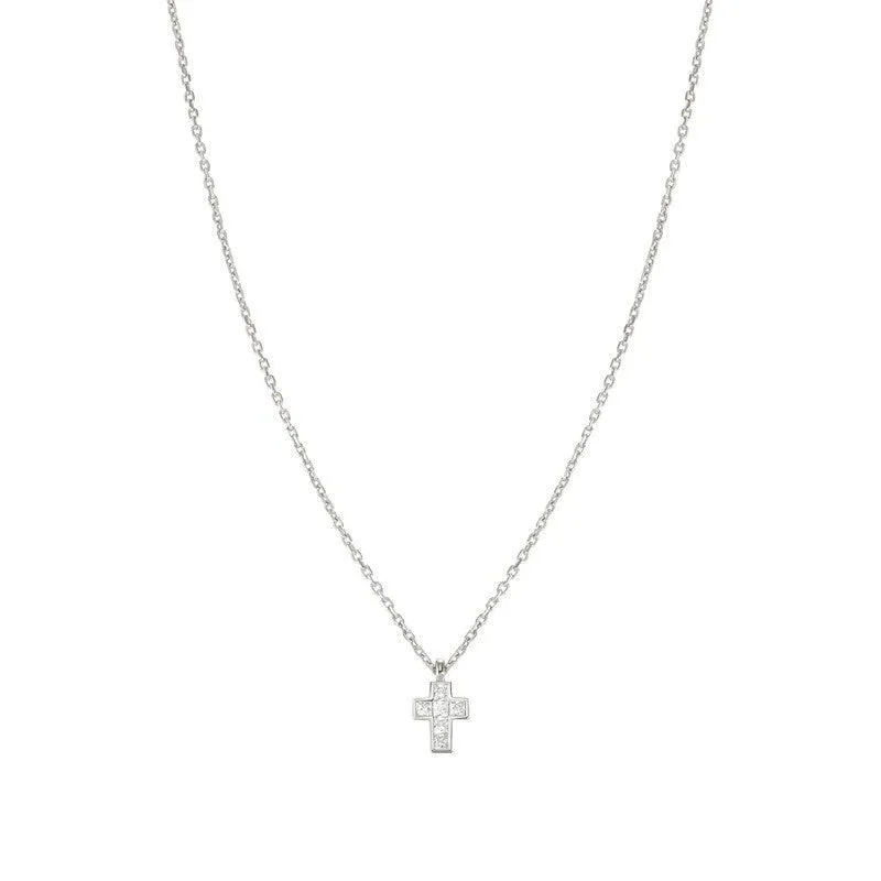 Nomination Carismatica Necklace, Silver Cross & Stones