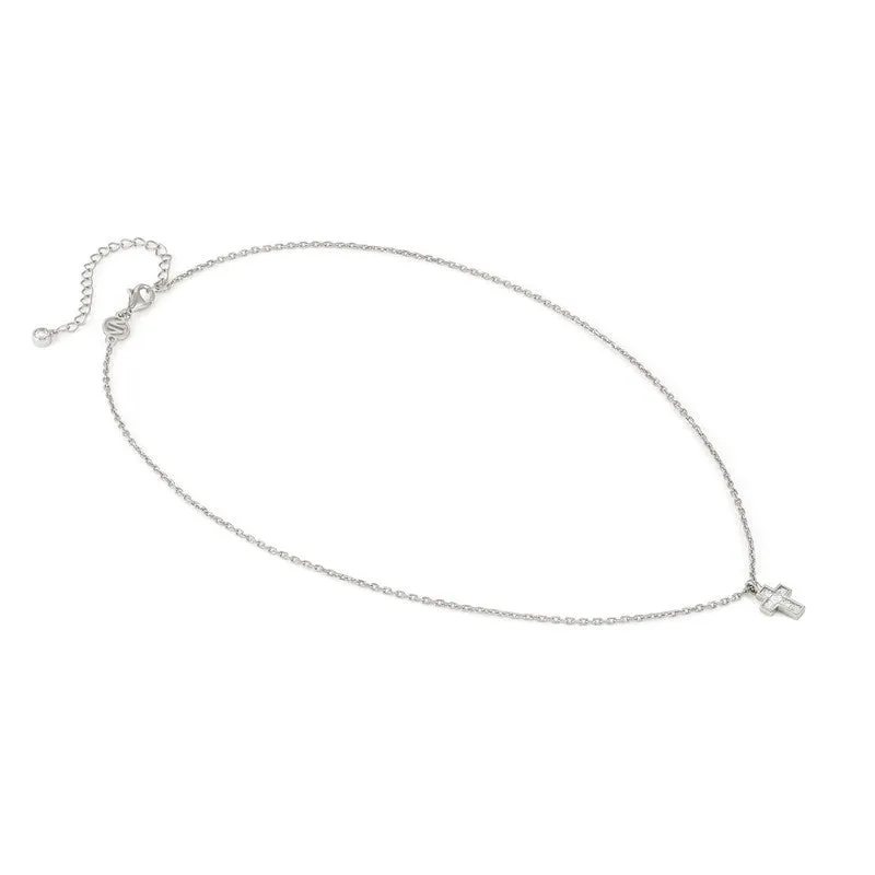 Nomination Carismatica Necklace, Silver Cross & Stones