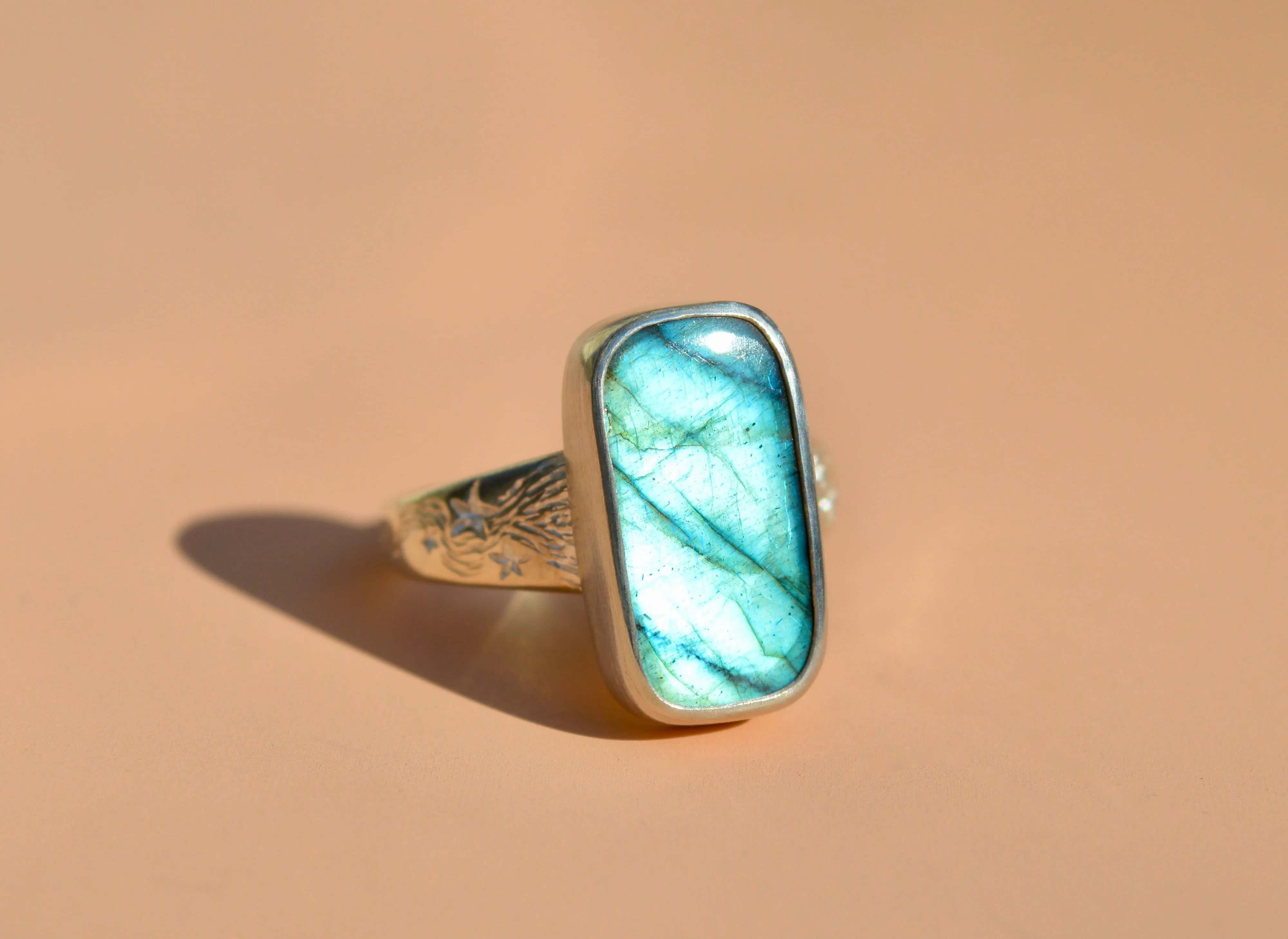 OOAK Love and Dreams Labradorite Ring