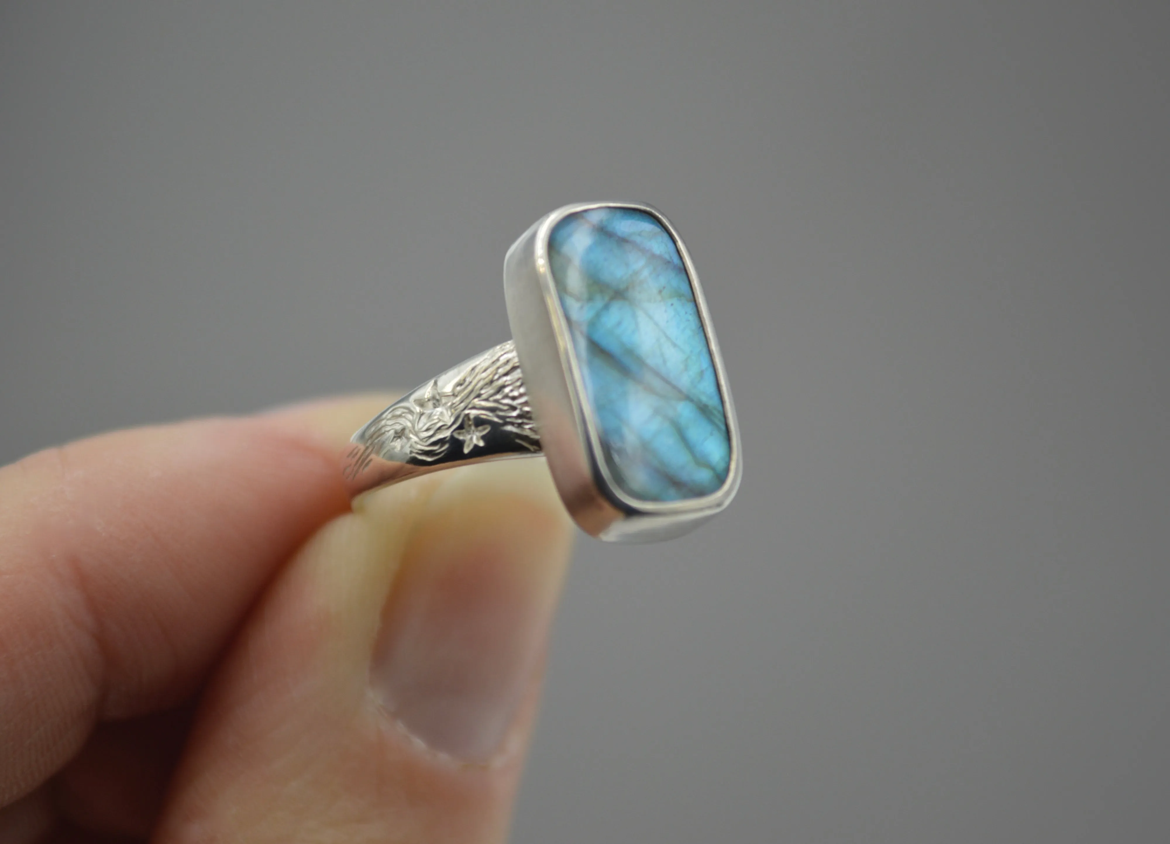 OOAK Love and Dreams Labradorite Ring