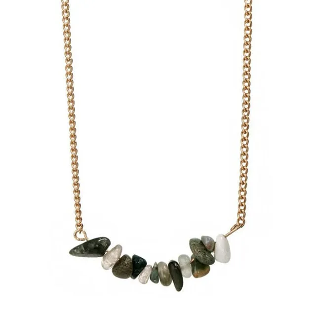 Opal Stone Choker Necklace