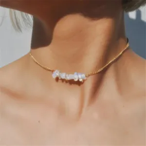 Opal Stone Choker Necklace
