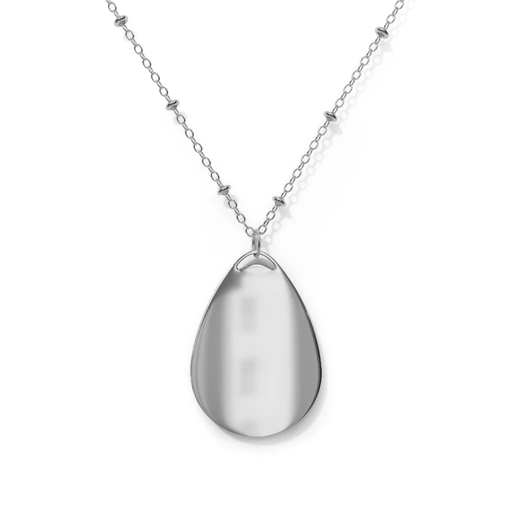 Oval Necklace 'Flamingo'