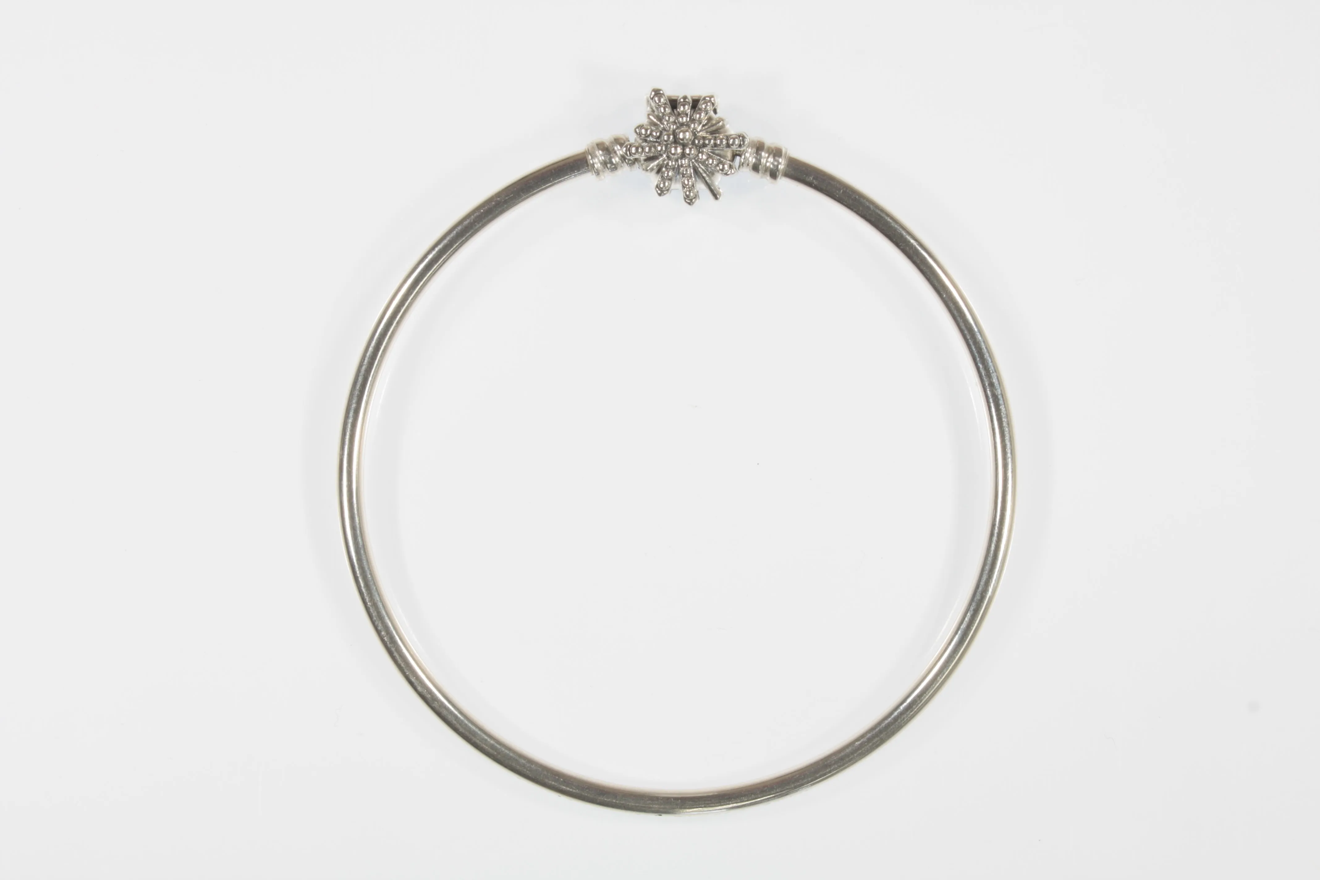 PANDORA 8.3" Limited Edition Fireworks Bangle Sterling Silver 10.9g