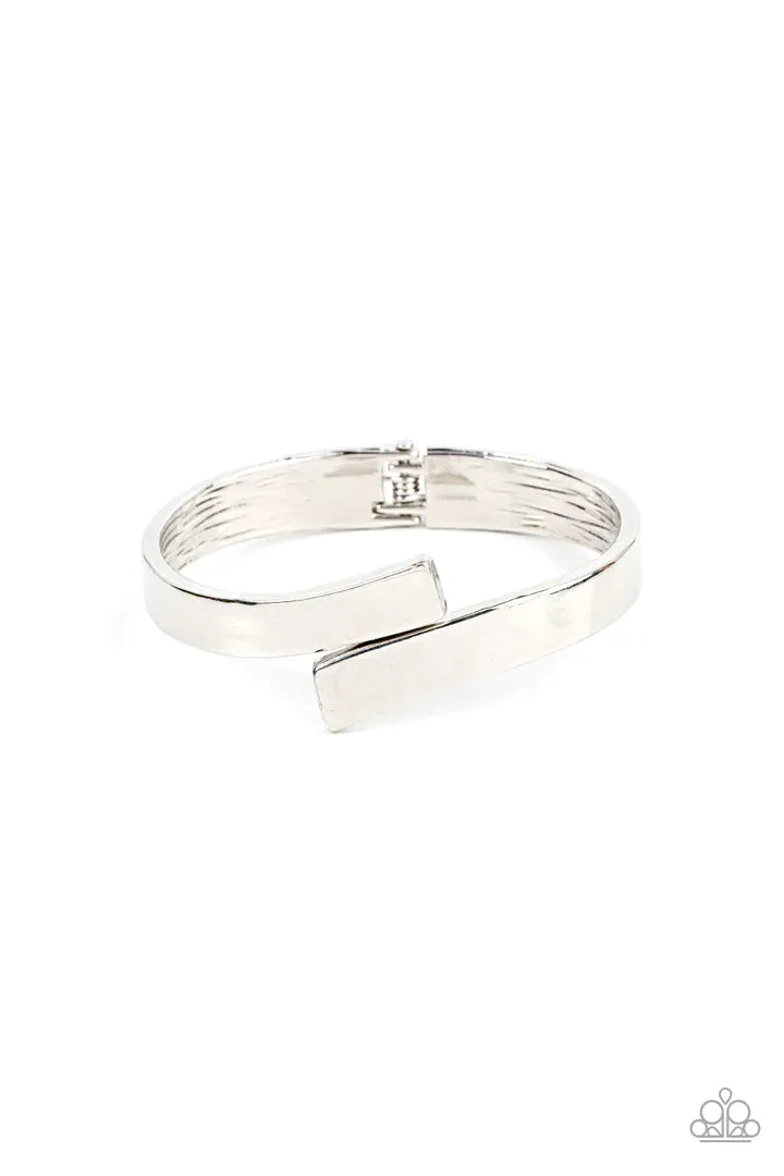 Paparazzi Dare To Flare - Silver Bracelet
