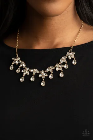 Paparazzi March 2021 Life of the Party - Vintage Royale - Gold Necklace