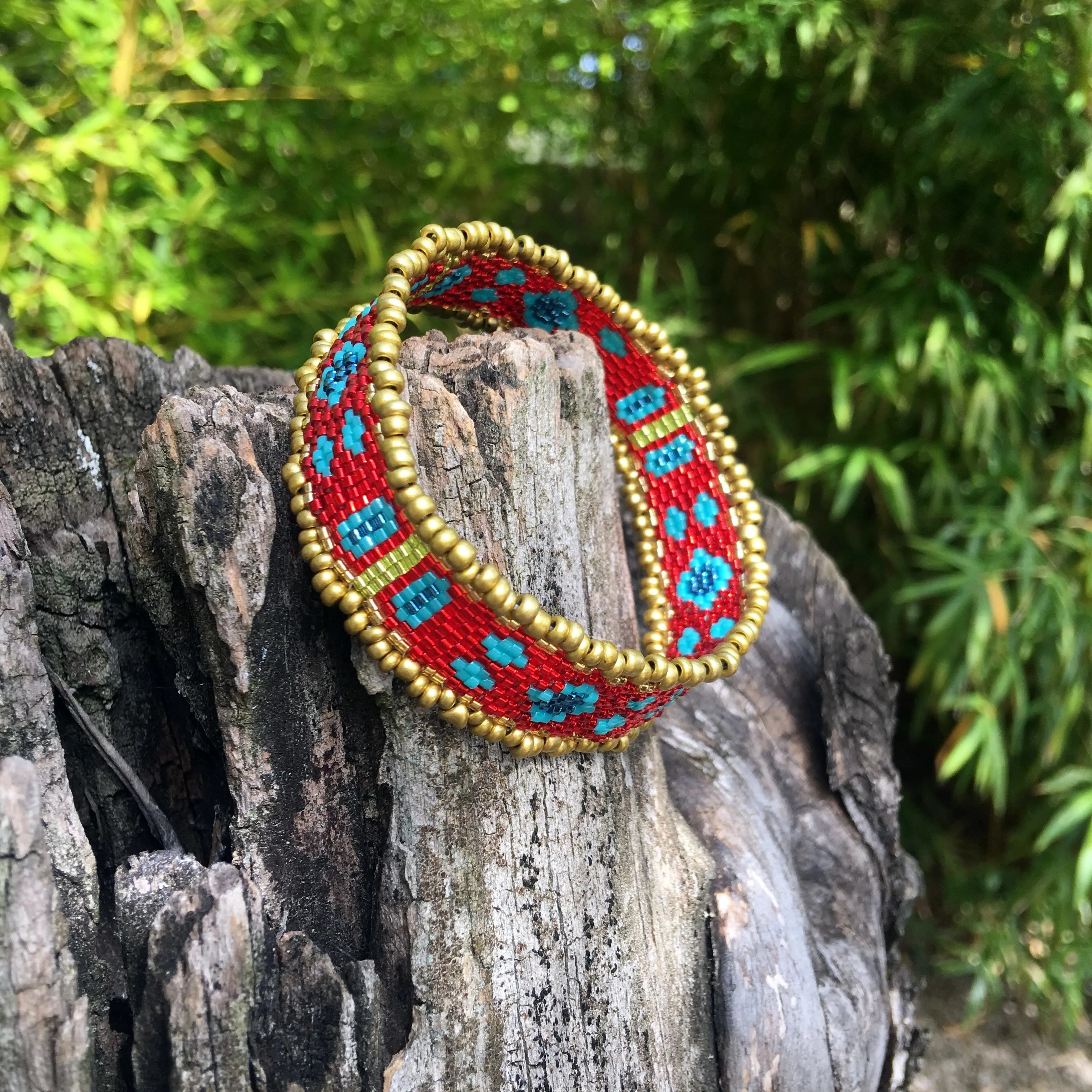 Pattern - Bracelet GOA ROUGE