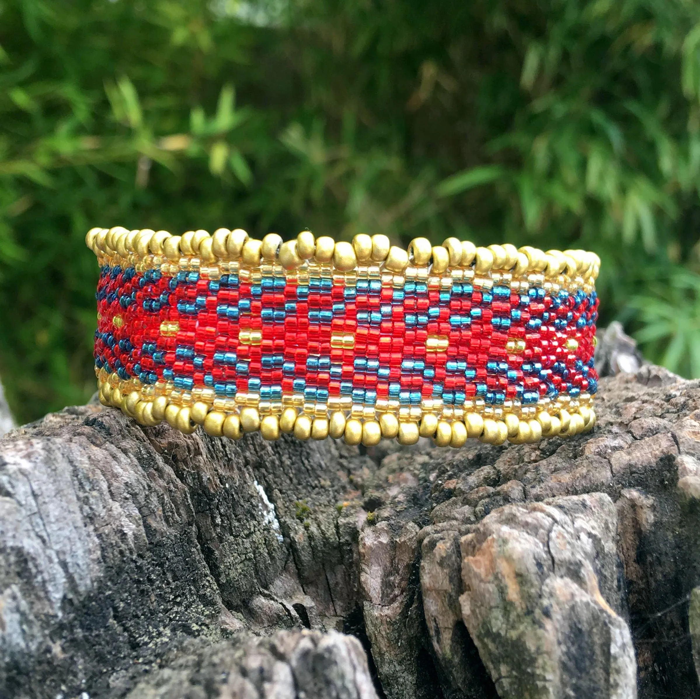 Pattern - Bracelet GOA ROUGE