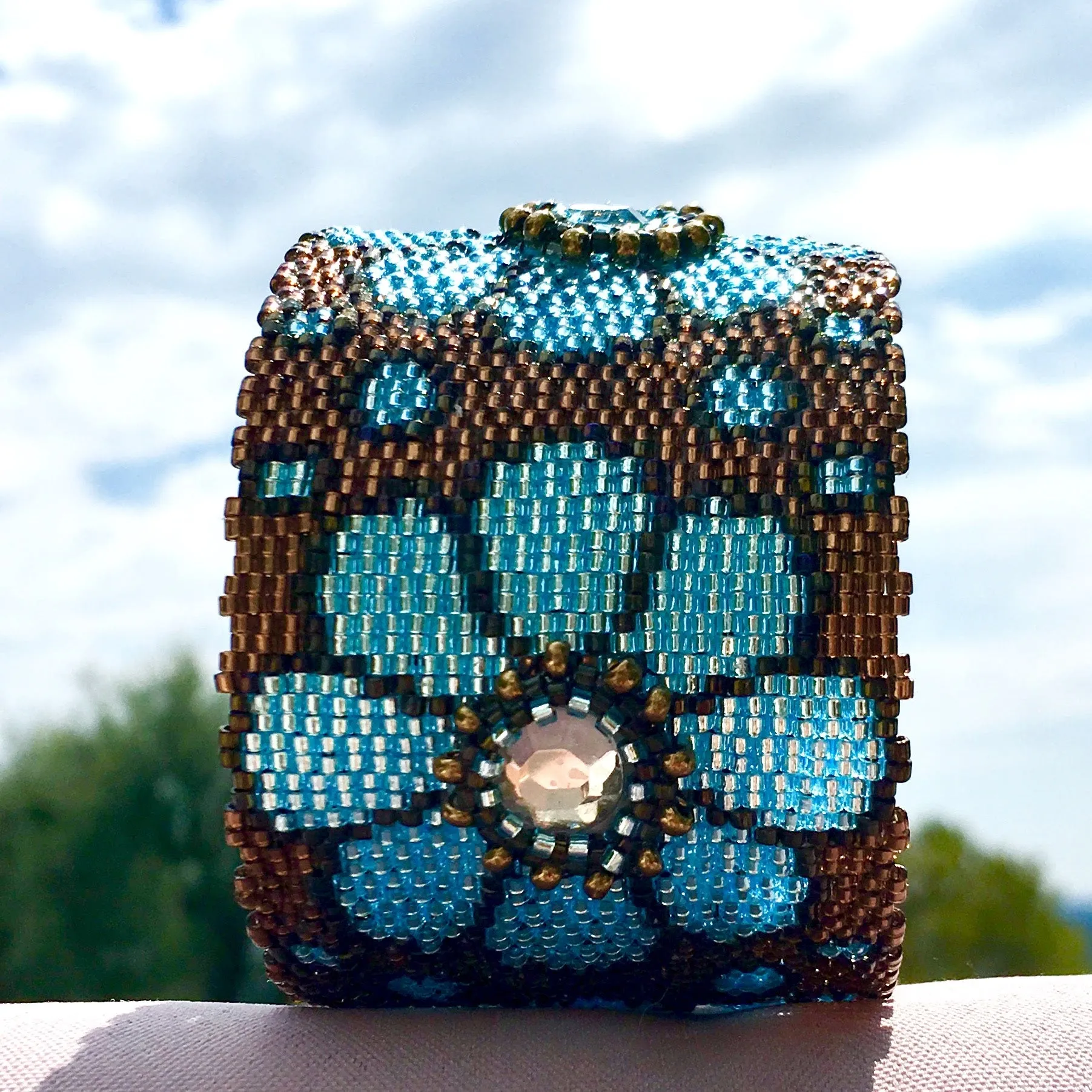 Pattern - Bracelet MAXI FLEURS CIEL