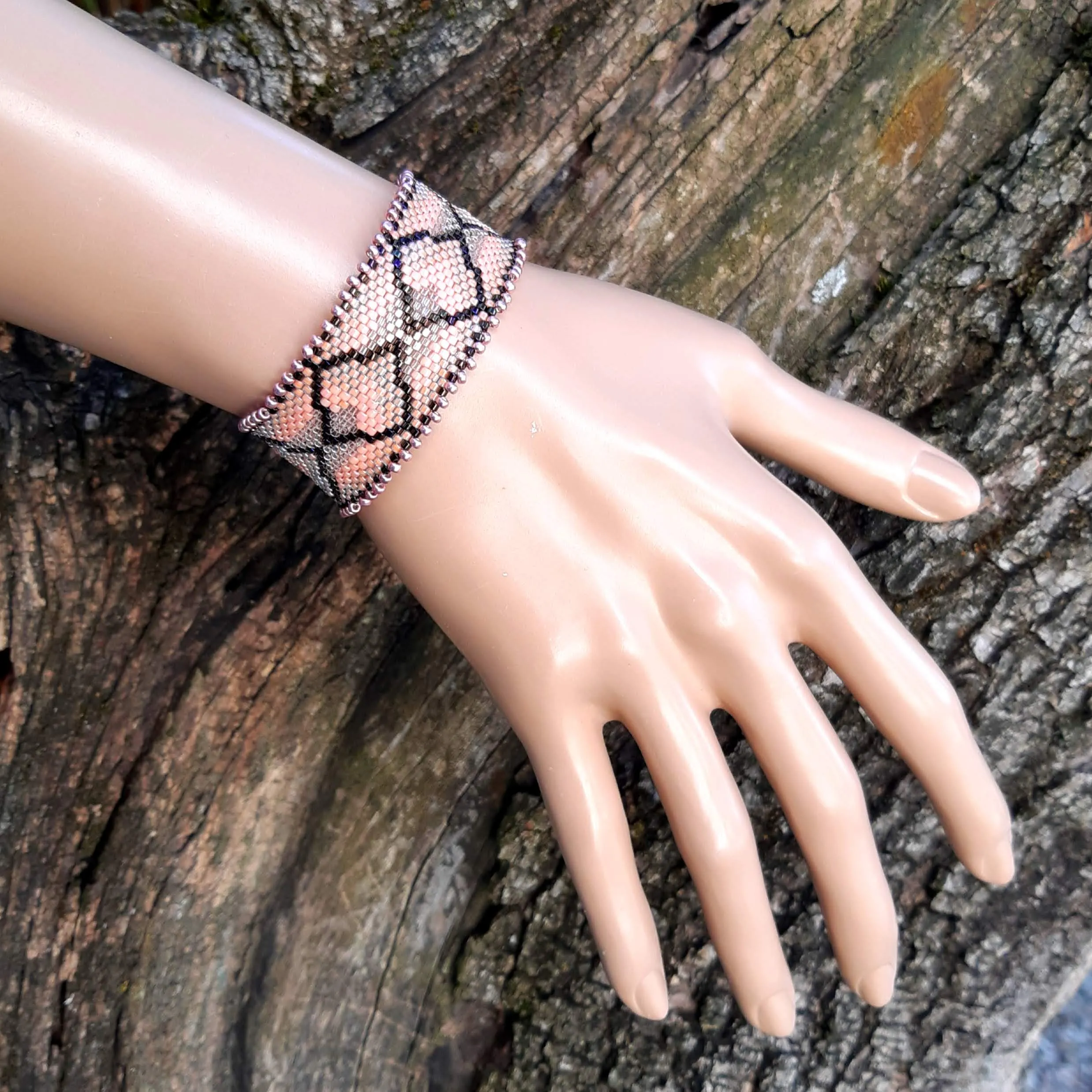 Pattern - Bracelet PINK SNAKE