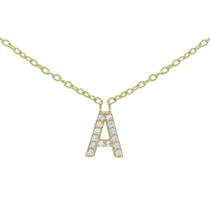 Pavé Initial Necklace