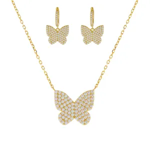 Pavé Large Butterfly Combo Set