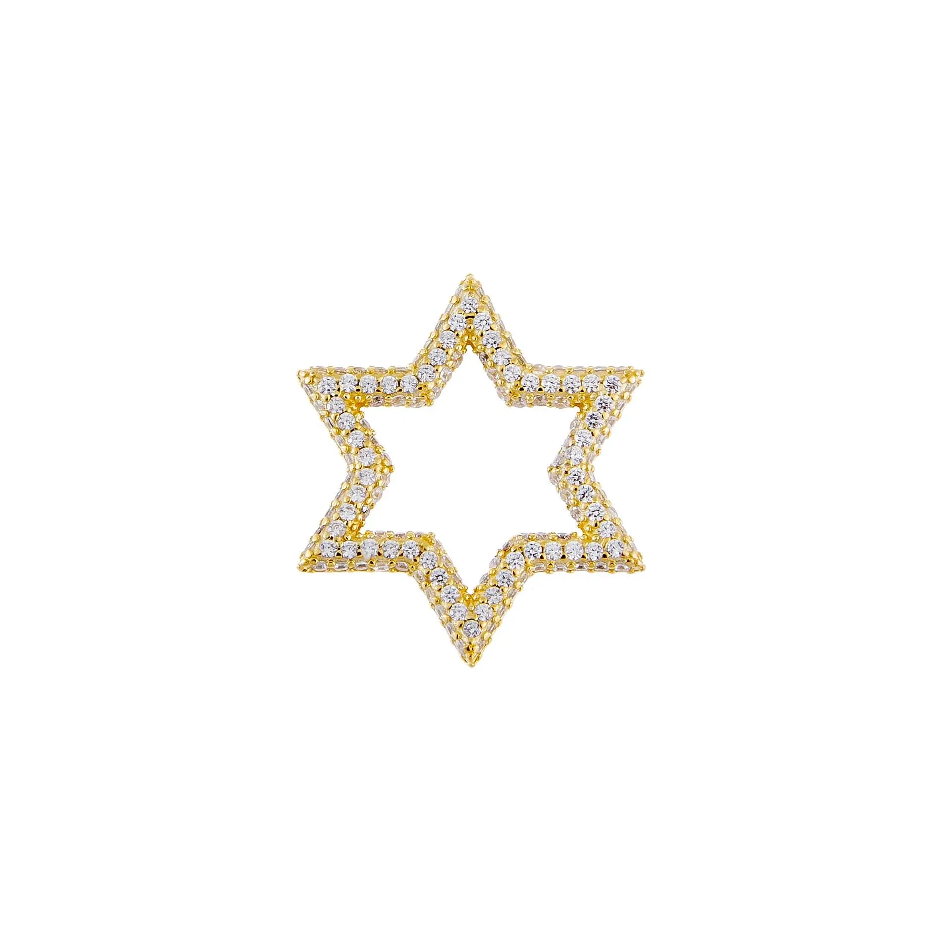 Pavé Open Starburst Charm