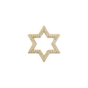 Pavé Open Starburst Charm