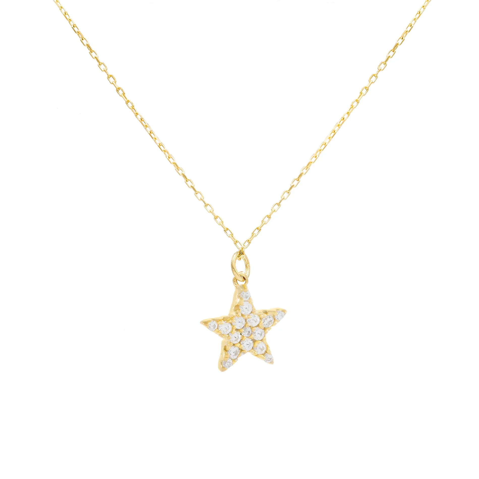 Pavé Star Necklace