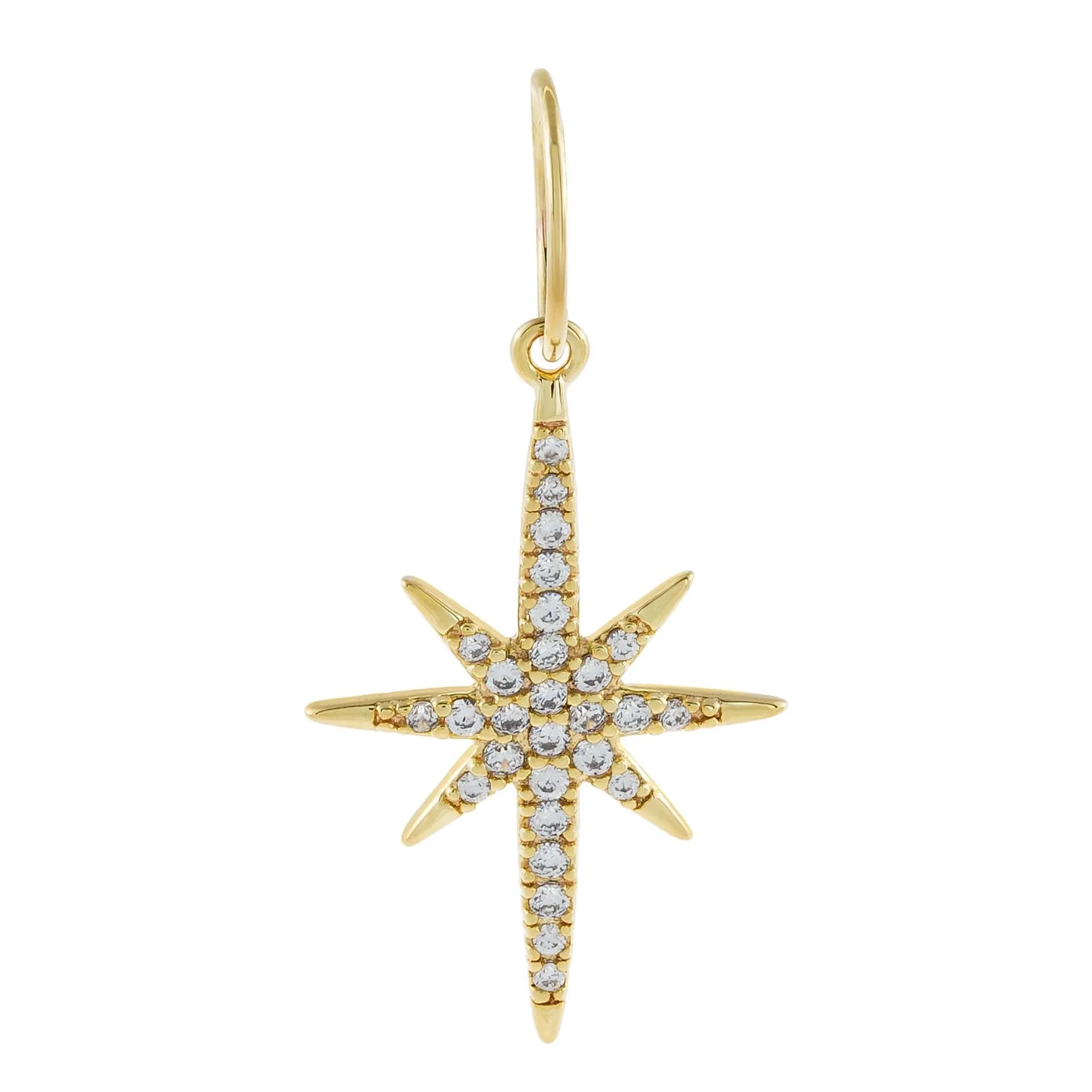 Pavé Starburst Charm