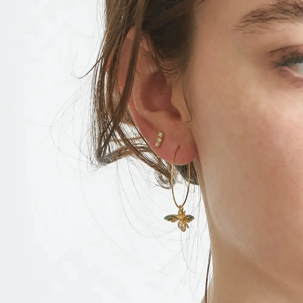 Pave Bee Earrings