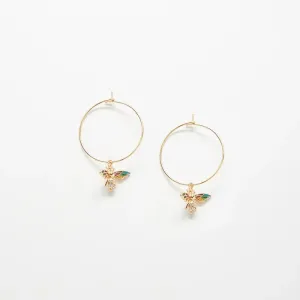 Pave Bee Earrings