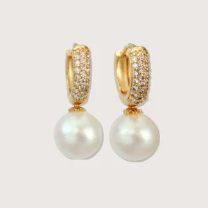 Pearl Pave Huggies