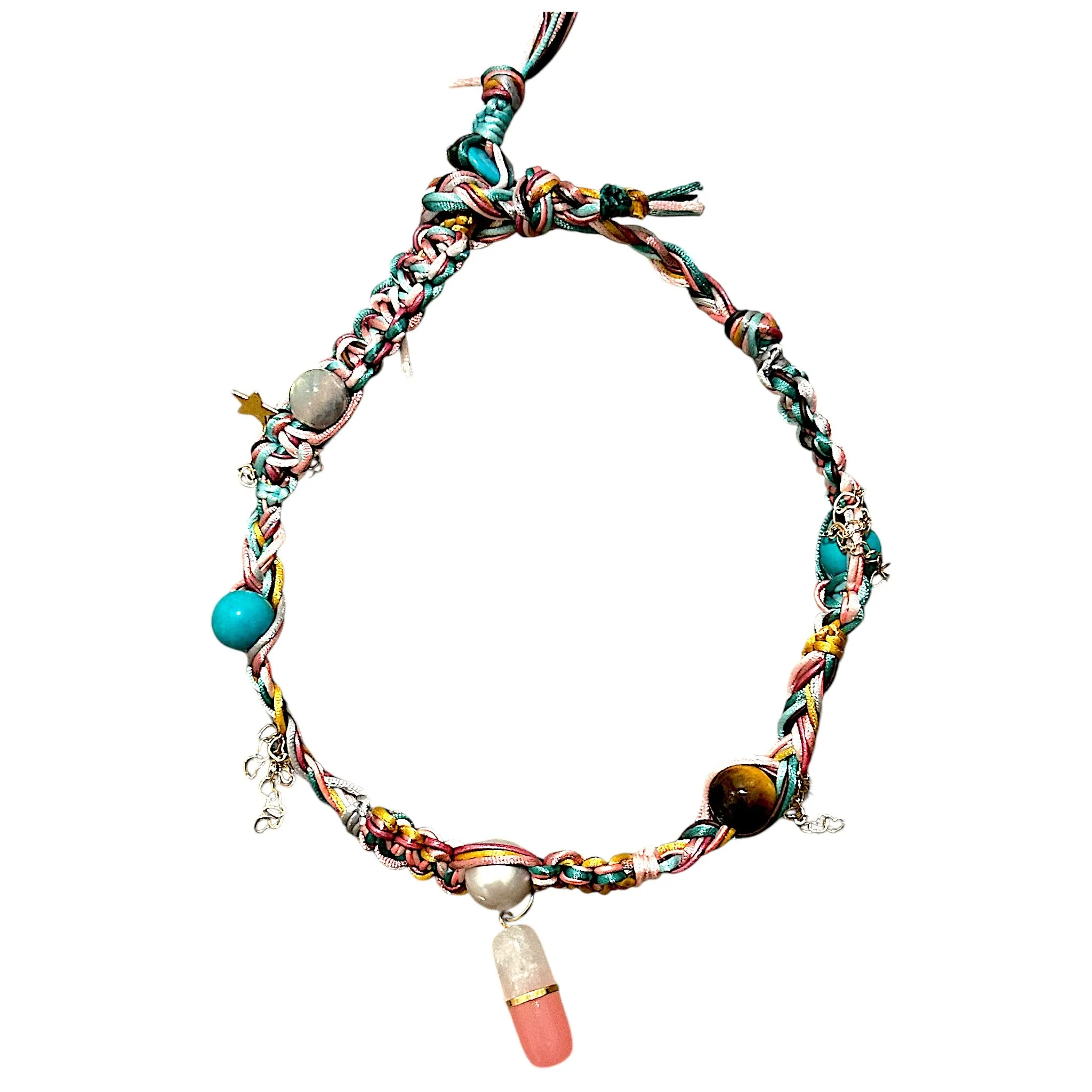 PINK PILL POPPER BARBIE ROCKER CHOKER