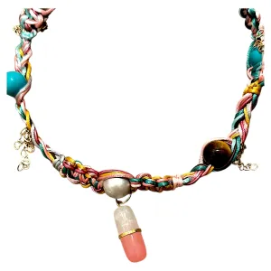 PINK PILL POPPER BARBIE ROCKER CHOKER