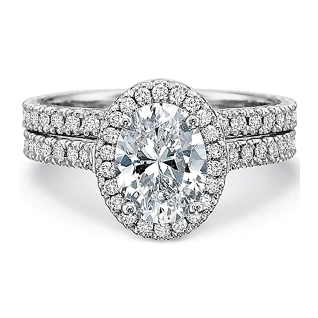 Precision Set Flush Fit Diamond Engagement Ring