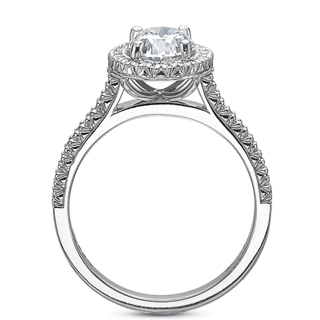 Precision Set Flush Fit Diamond Engagement Ring