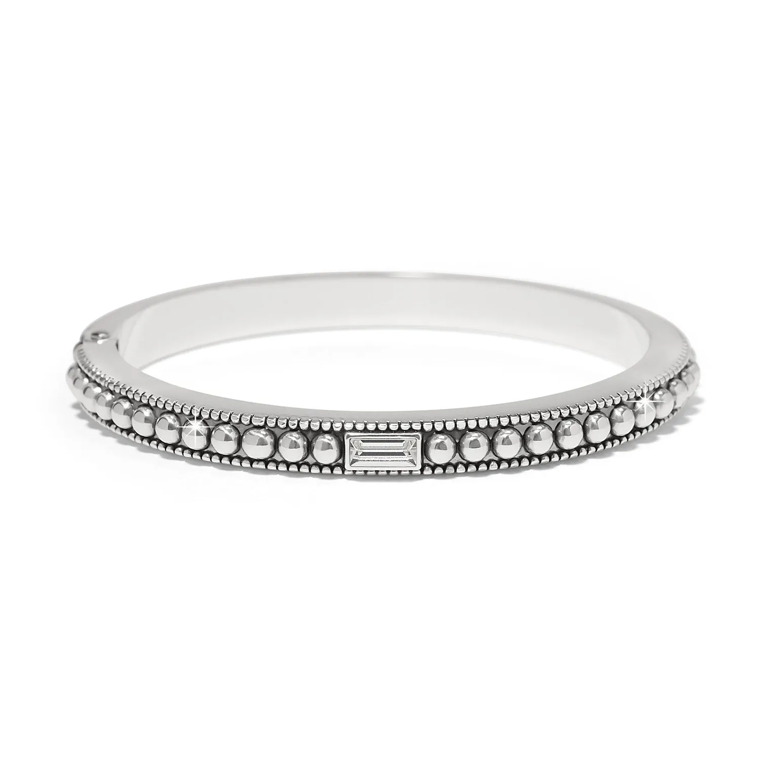 Pretty Tough Gem Hinged Bangle - JF021D