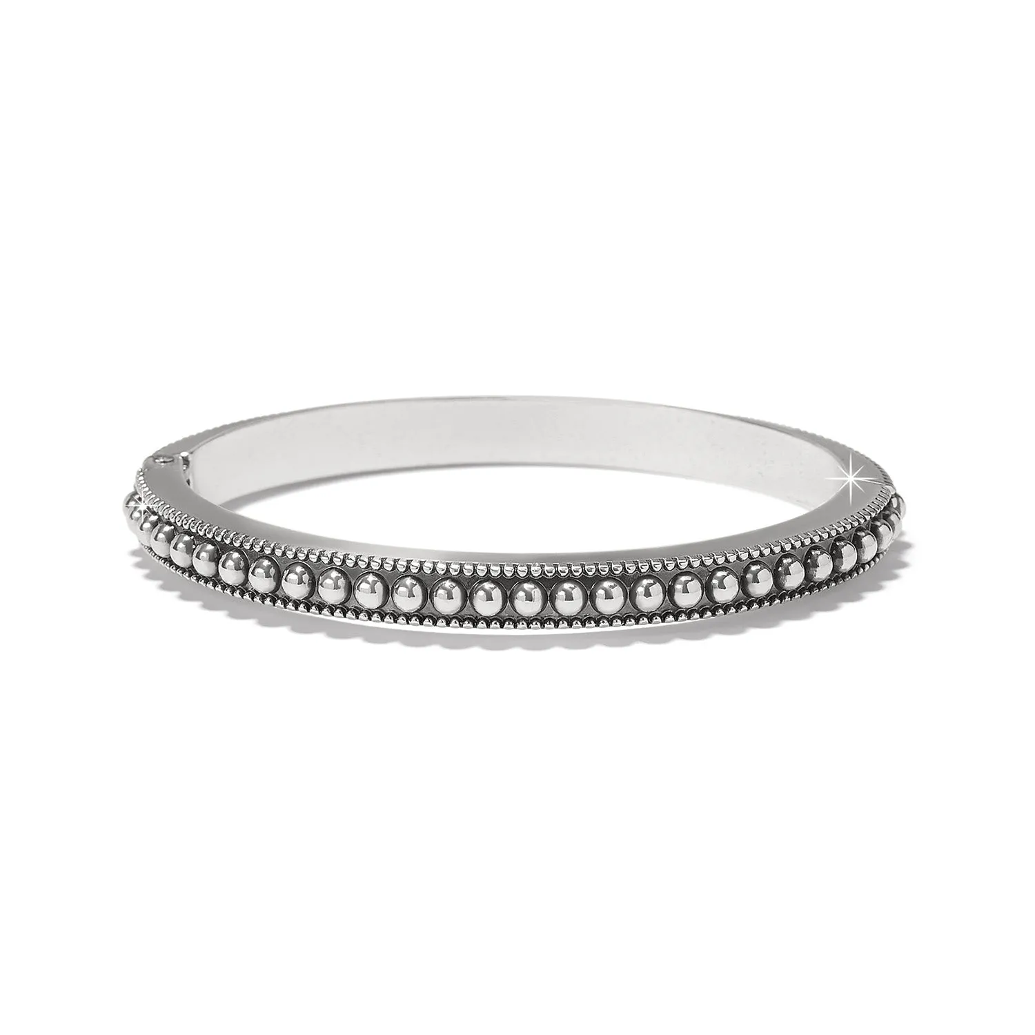 Pretty Tough Gem Hinged Bangle - JF021D