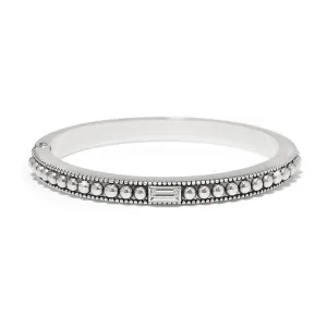 Pretty Tough Gem Hinged Bangle - JF021D