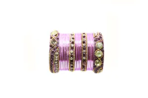 Purple Steal Bangles