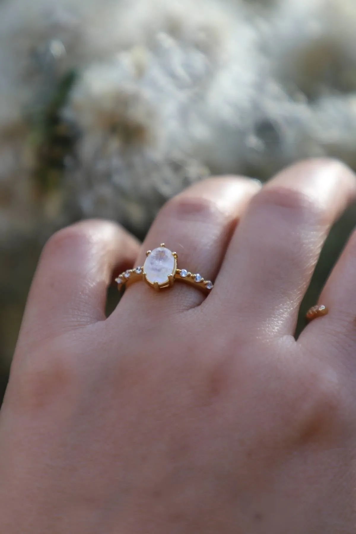 "Camilla" Moonstone Ring