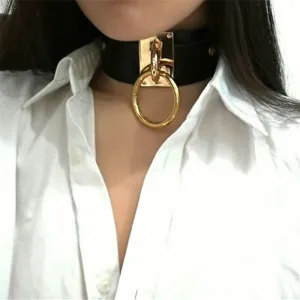 "PUNK O-SHAPED METAL" CHOKER D070809