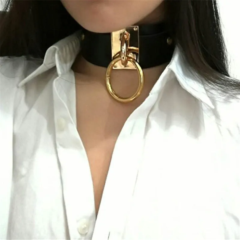 "PUNK O-SHAPED METAL" CHOKER D070809