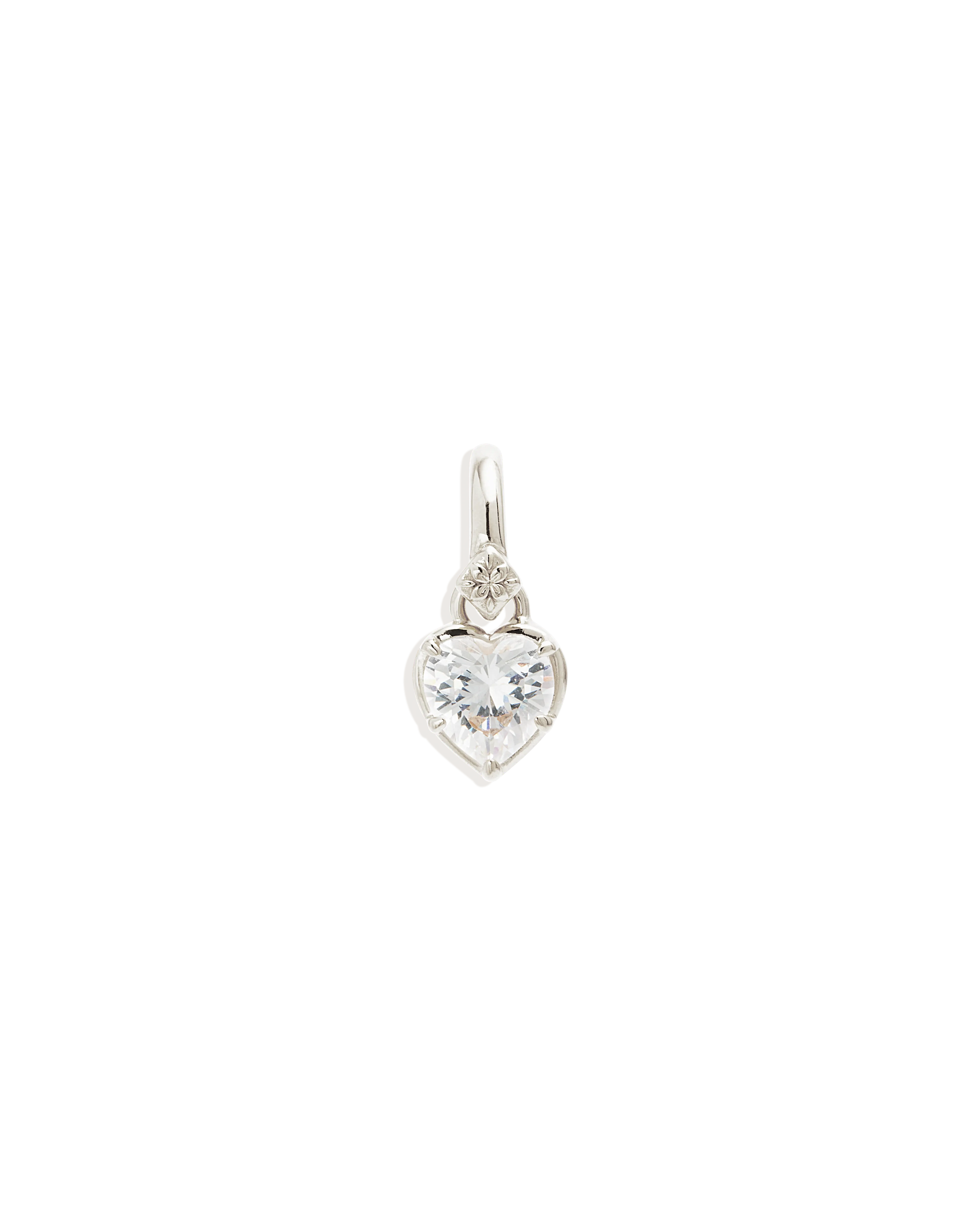 RADIANT HEART ANNEX LINK PENDANT | SILVER