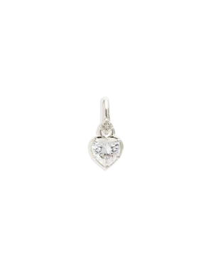 RADIANT HEART ANNEX LINK PENDANT | SILVER