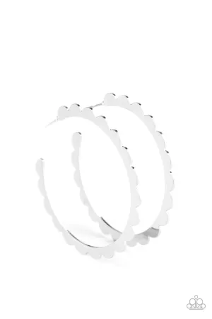 Radiant Ridges Silver Paparazzi Earrings