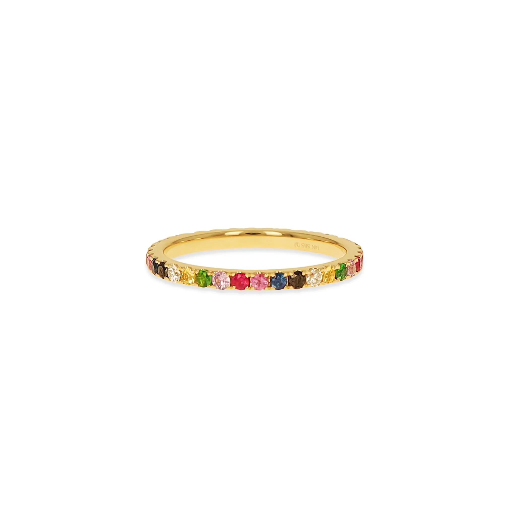 Rainbow Gemstone Ring