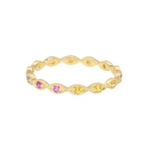 Rainbow Sapphire Eleanor Band - 7