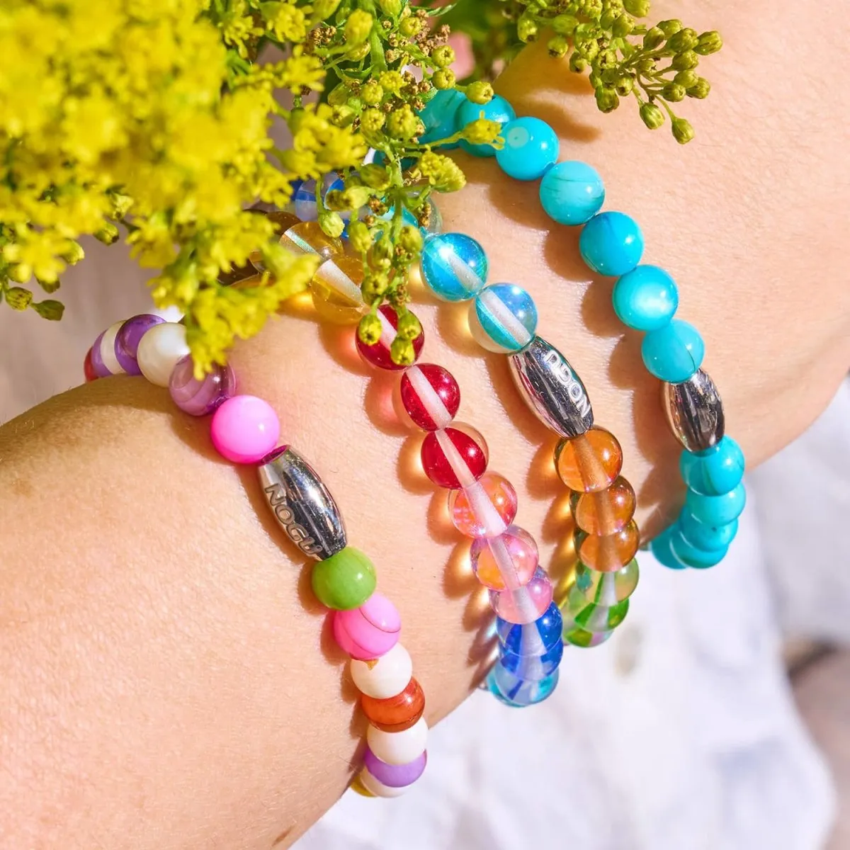 Rainbow Wrap | Galaxy Glass Bracelet