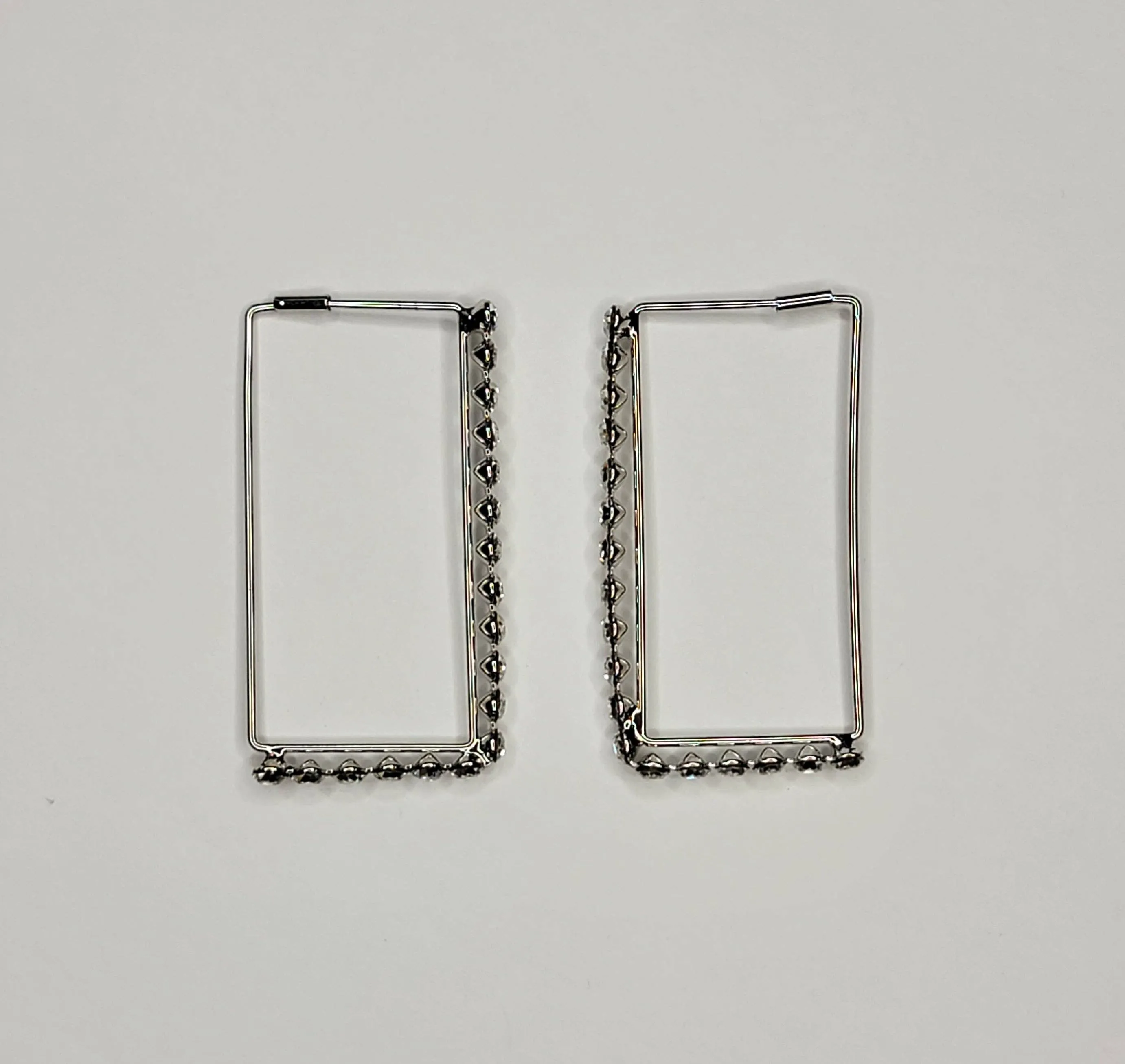Rectangle Earrings in Gold