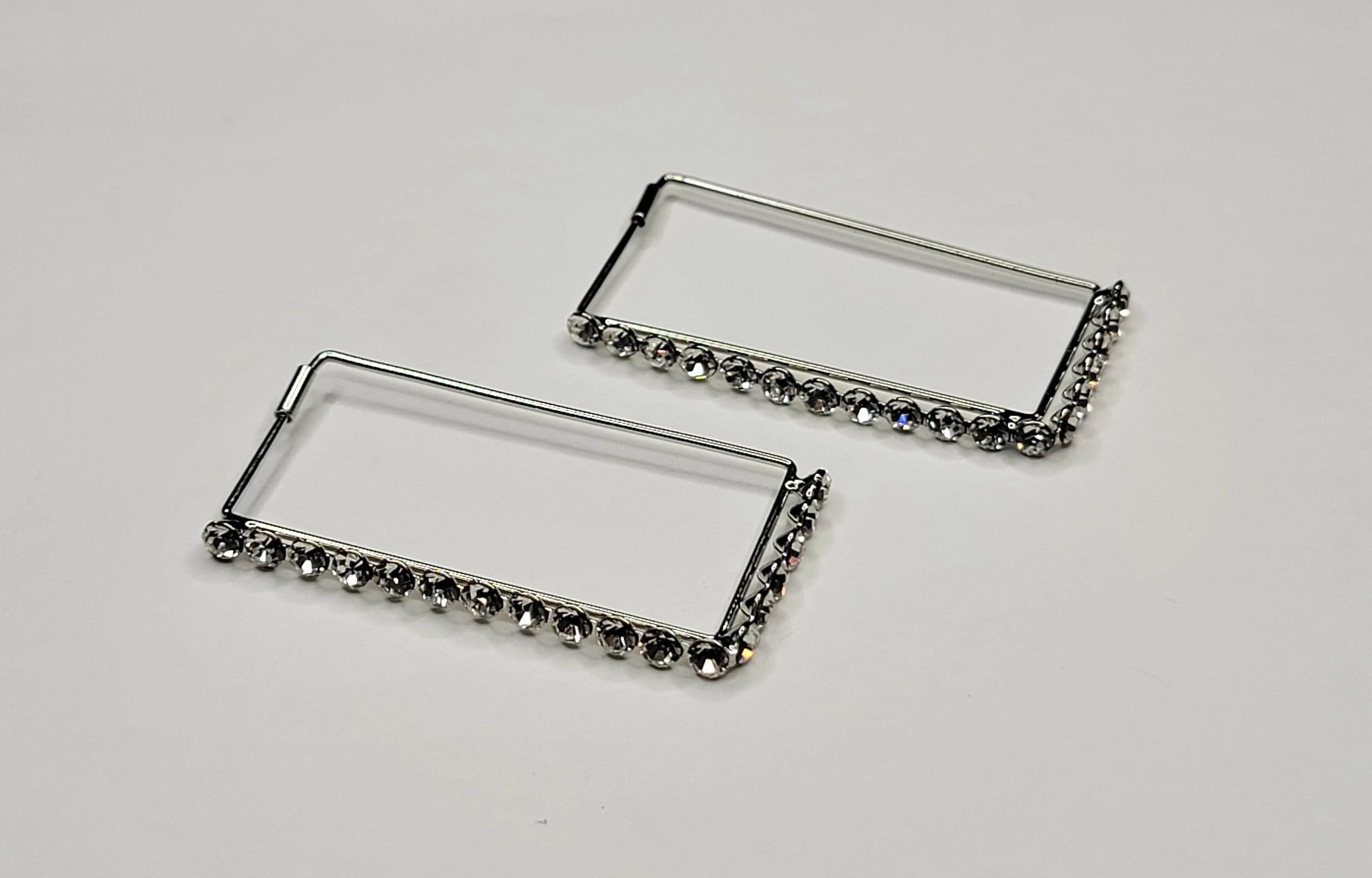 Rectangle Earrings in Gold
