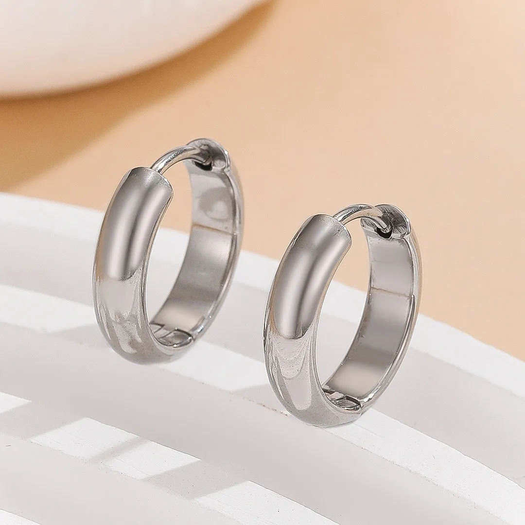 Reet Pehal - Classic Curve Hinged Hoop Earrings