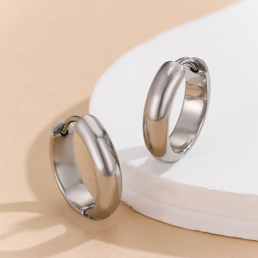 Reet Pehal - Classic Curve Hinged Hoop Earrings