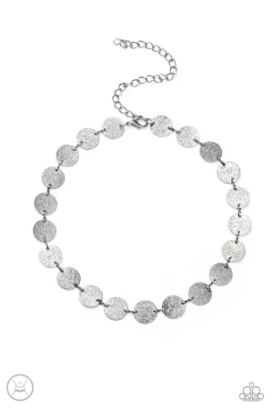 Reflection Detection Black Paparazzi Choker Necklace