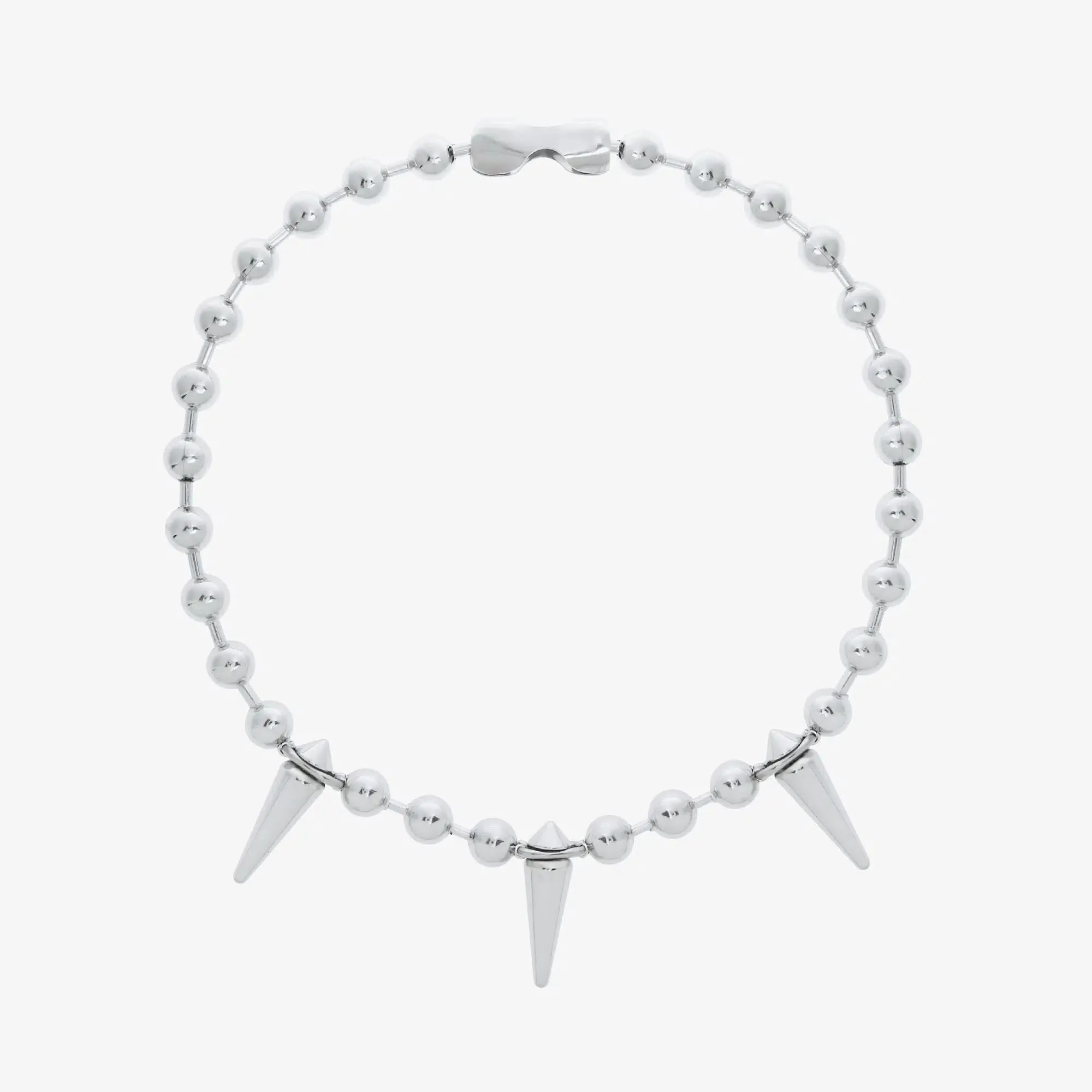 Rivet Ball Necklace Choker