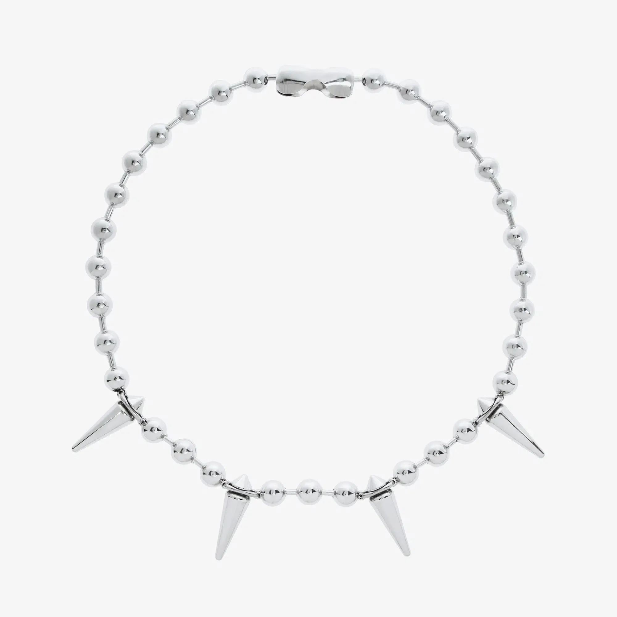 Rivet Ball Necklace Choker