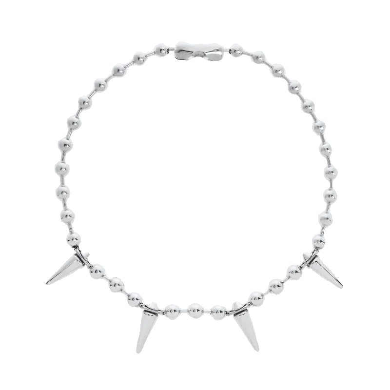 Rivet Ball Necklace Choker
