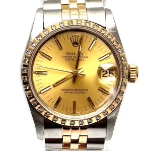 Rolex 68274 Datejust Half Gold Automatic Watch